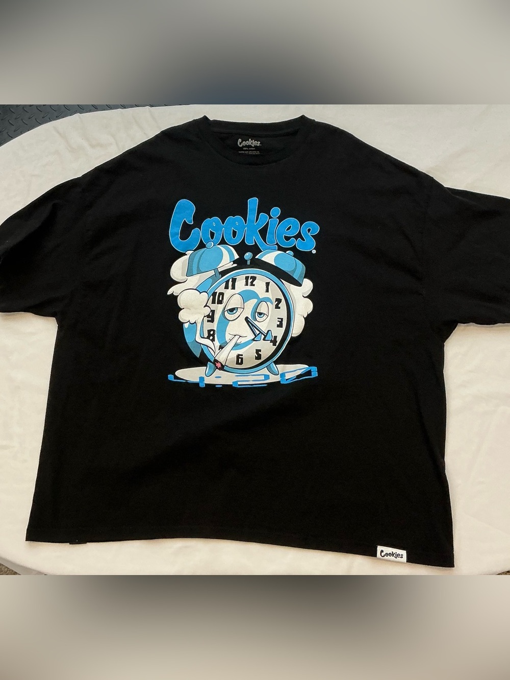 Cookies Men's Charcoal Graphic Tee - Green Accent